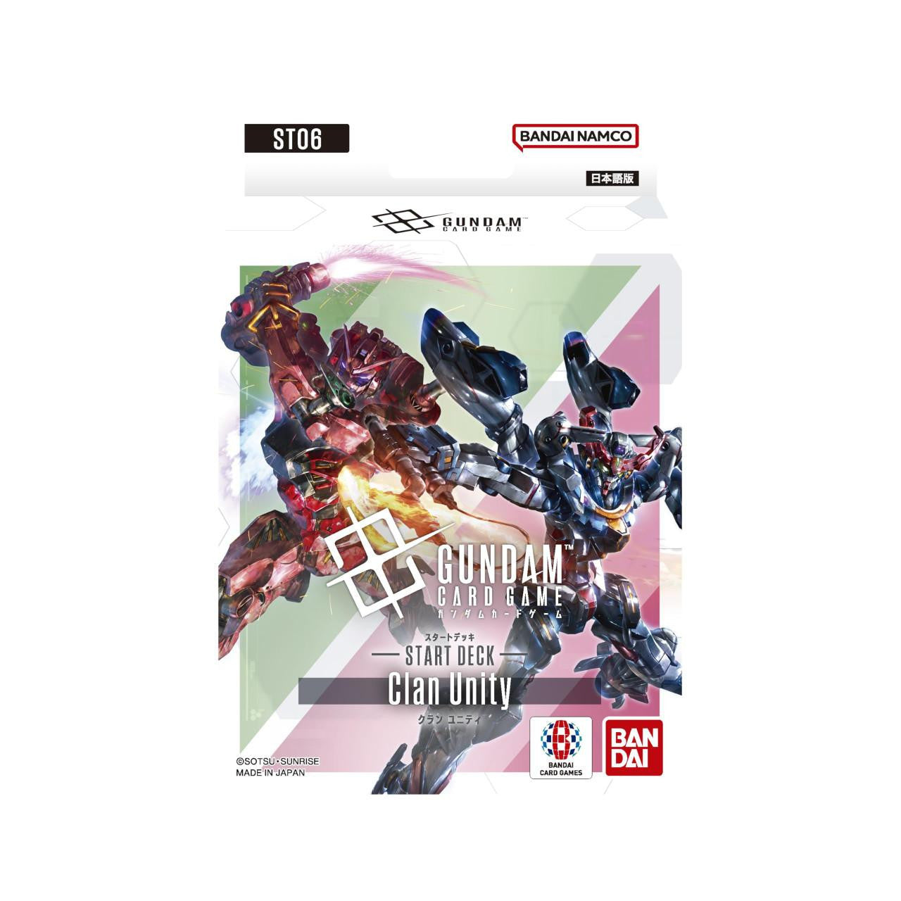  Bandai Gundam Card Game Start Deck Clan Unity ST06