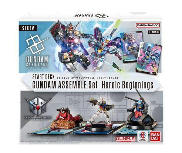  Bandai Gundam Card Game Start Deck GUNDAM ASSEMBLE Set Heroic Beginnings [ST01A]
