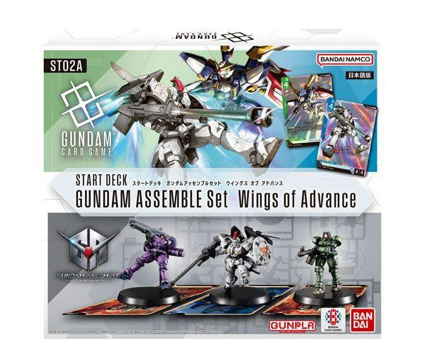  Bandai Gundam Card Game Start Deck GUNDAM ASSEMBLE Set Wings Of Advance [ST02A]