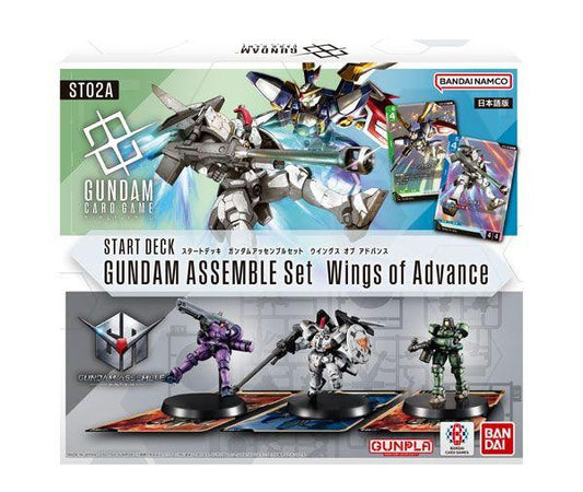  Bandai Gundam Card Game Start Deck GUNDAM ASSEMBLE Set Wings Of Advance [ST02A]