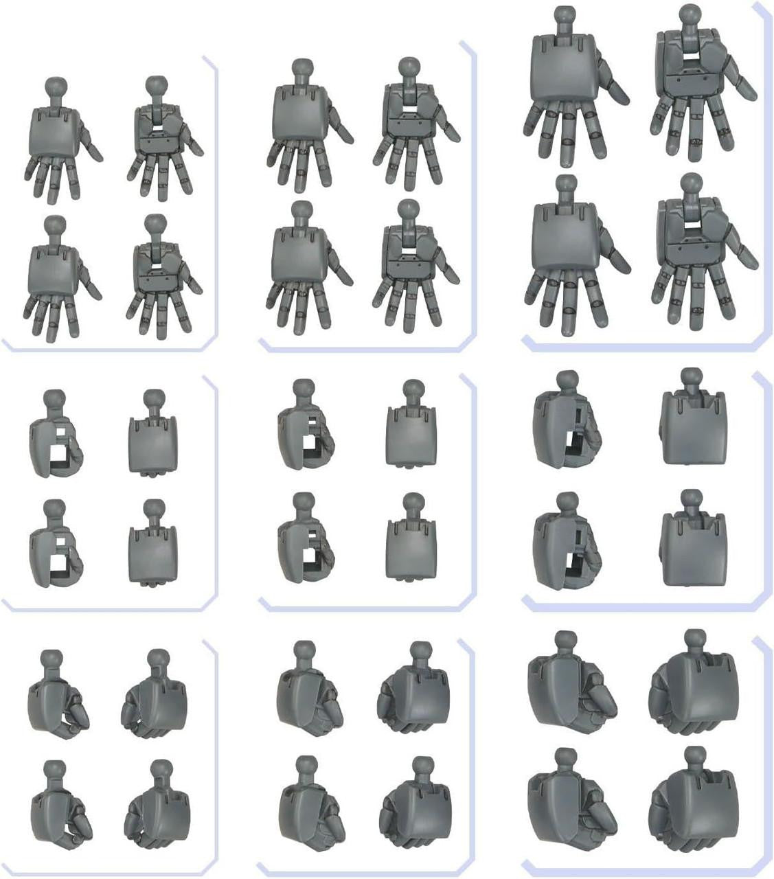  Bandai Gundam Option Parts Set 04 1/144 Build Hands Round Shape Plastic Model (Gundam SEED)