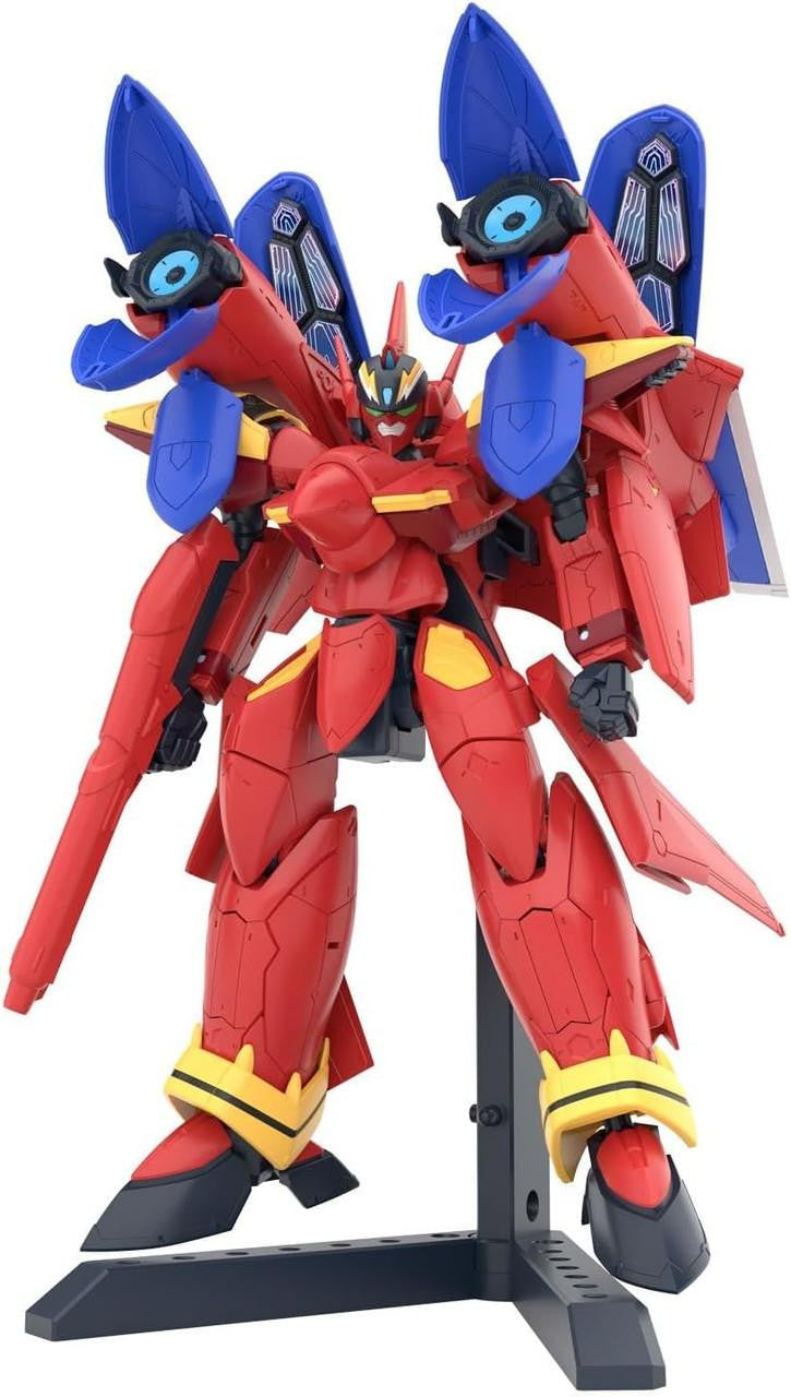  Bandai HG 1/100 VF-19 Fire Valkyrie With Sound Booster Plastic Model (Macross 7)