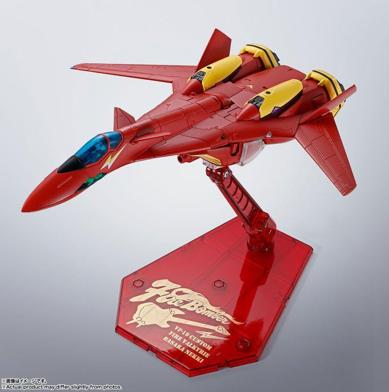  Bandai HI-METAL R VF-19 Custom Fire Valkyrie Figure (Macross 7)