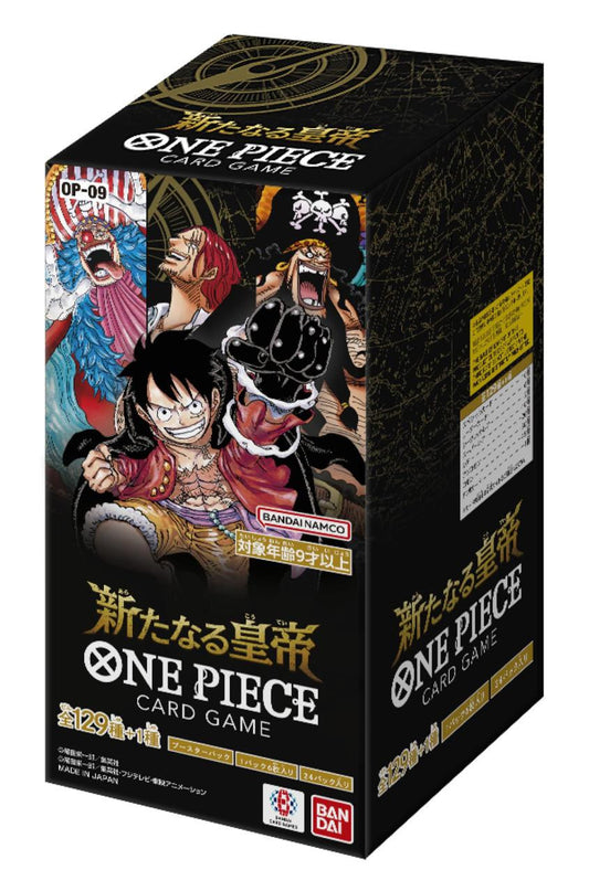  Bandai OP-09 One Piece Booster Box New Emperor