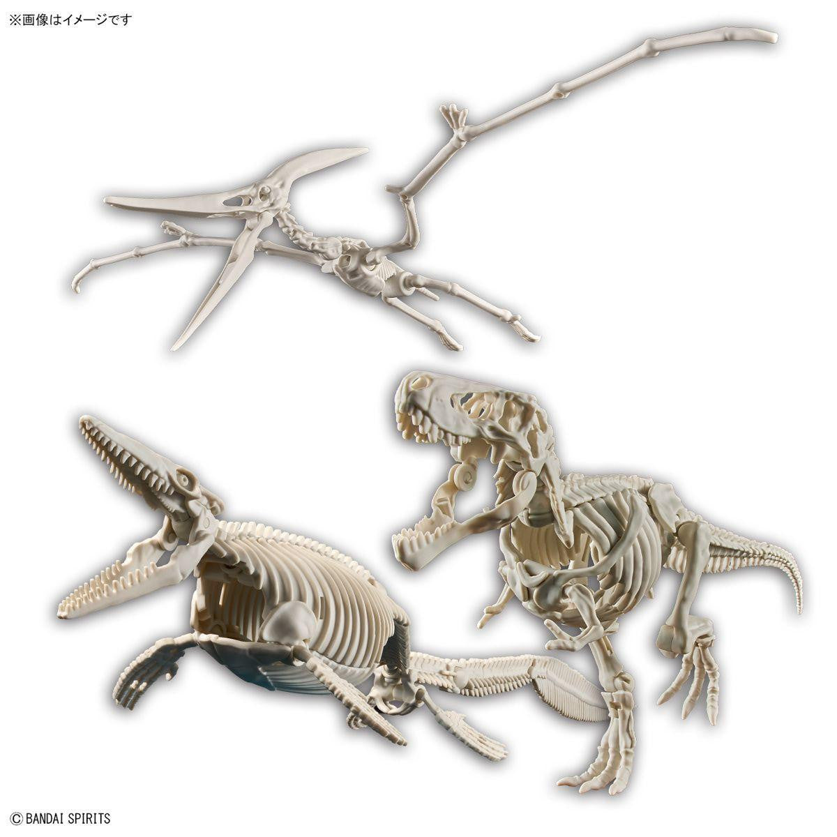  Bandai Plannosaurus Land, Sea, And Air Dinosaur Set Plastic Model