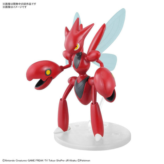  Bandai Pokemon Plamo Select Series Scizor Plastic Model
