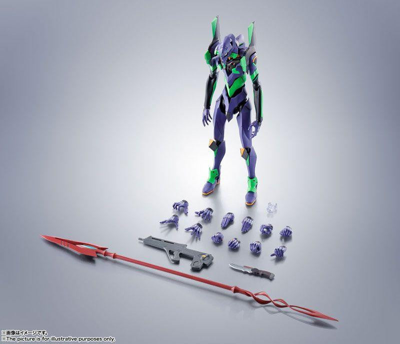  Bandai Robot Spirits Side Eva Evangelion Unit-01 W/ Spear Of Cassius Figure (Renewal Color Edition)