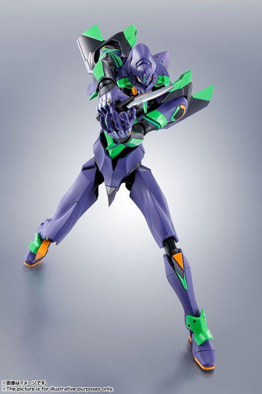  Bandai Robot Spirits Side Eva Evangelion Unit-01 W/ Spear Of Cassius Figure (Renewal Color Edition)