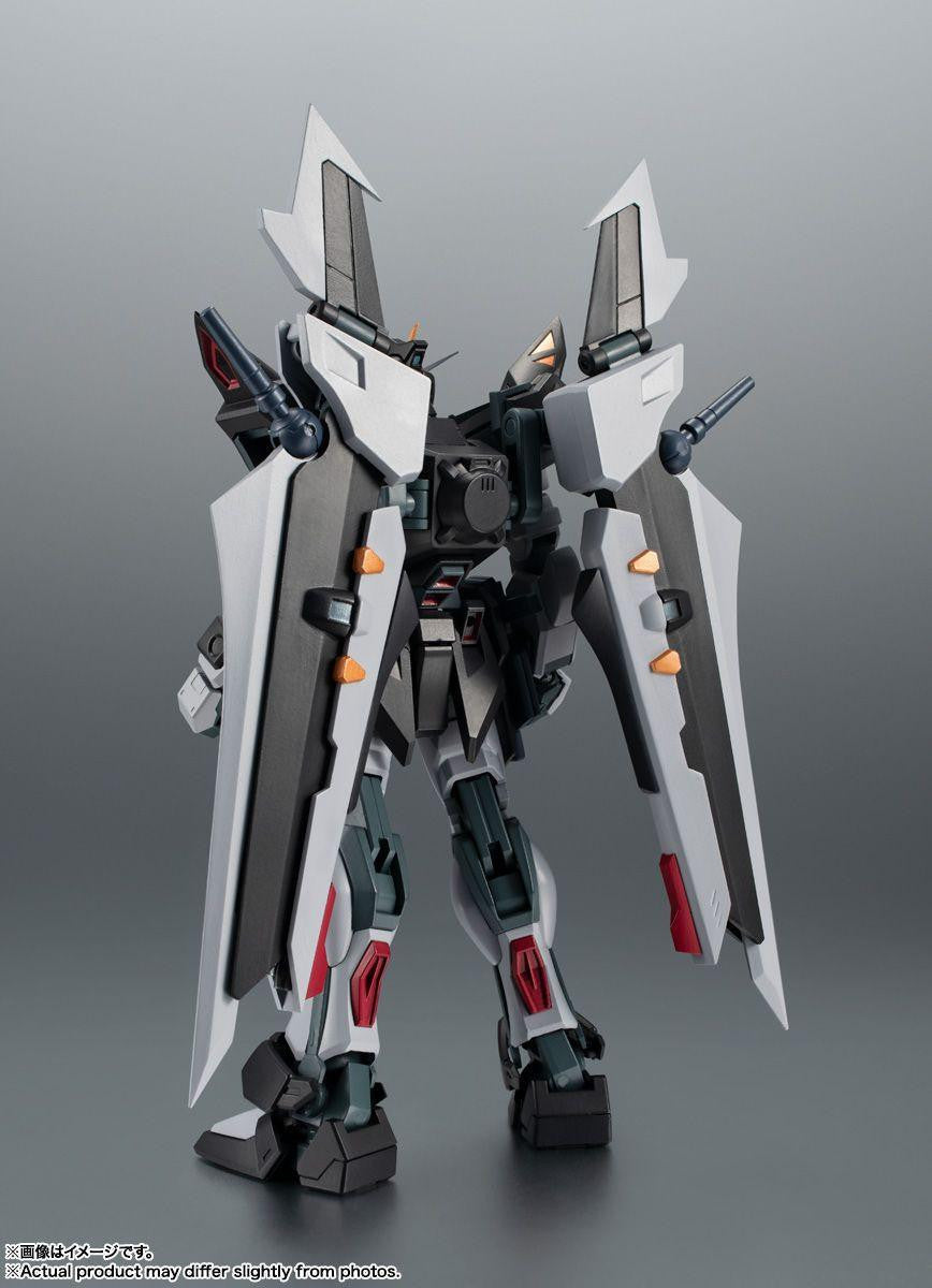  Bandai Robot Spirits -SIDE MS- GAT-X105E+AQM/E-X09S Strike Noir Gundam Ver. A.N.I.M.E. Figure (Mobile Suit Gundam SEED)