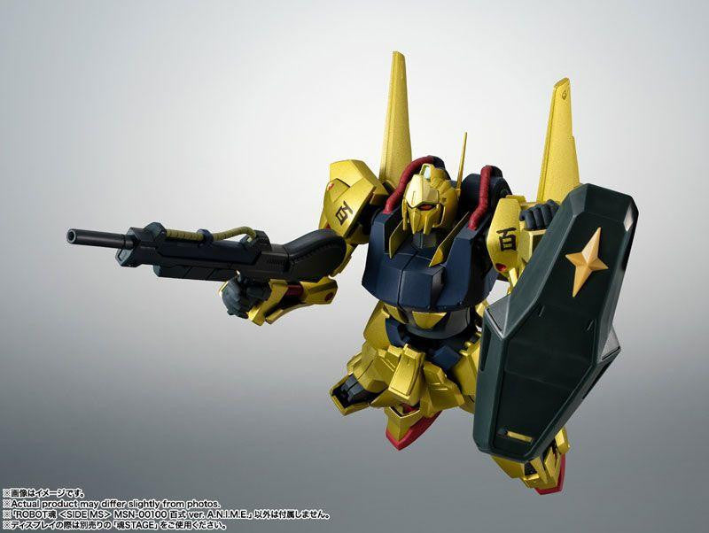  Bandai Robot Spirits -SIDE MS- MSN-00100 Hyaku Shiki Ver. A.N.I.M.E. Mobile Suit Zeta Gundam Figure