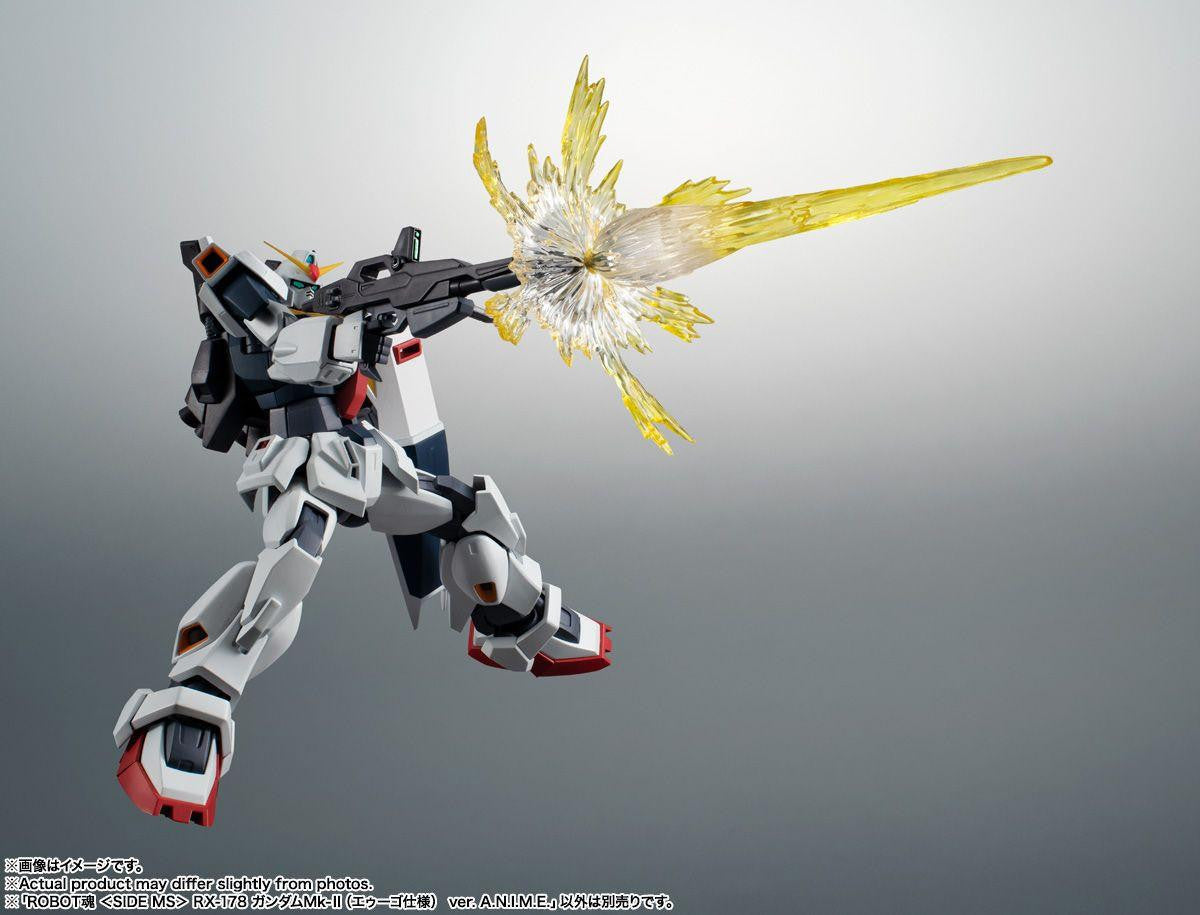  Bandai Robot Spirits -SIDE MS- RX-178 Gundam Mk-II (A.E.U.G. Model) Ver. A.N.I.M.E. Figure (Mobile Suit Zeta Gundam)