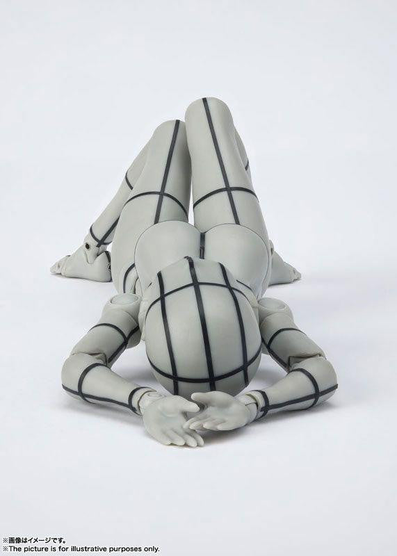  Bandai S.H. Figuarts Body-chan -Kentaro Yabuki- Edition Wire Frame Gray Color Ver. Figure