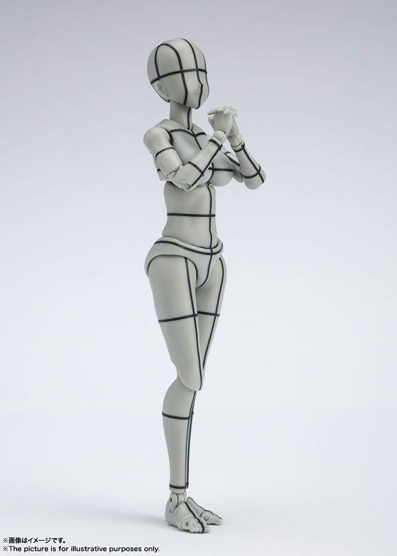  Bandai S.H. Figuarts Body-chan -Kentaro Yabuki- Edition Wire Frame Gray Color Ver. Figure