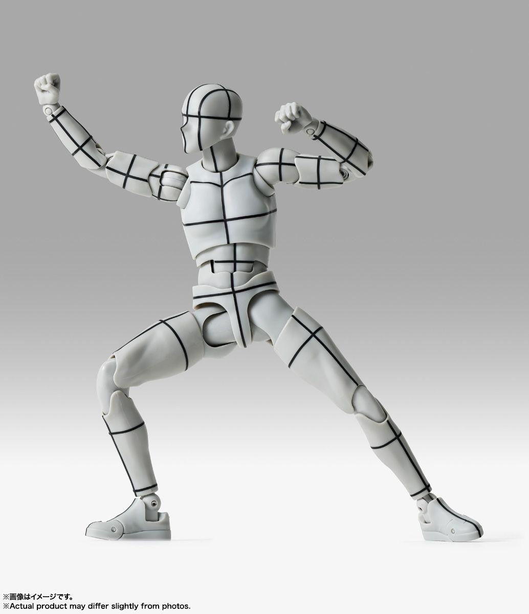  Bandai S.H. Figuarts Body-kun -Sports- Edition -Wire Frame- (Gray Color Ver.) Figure
