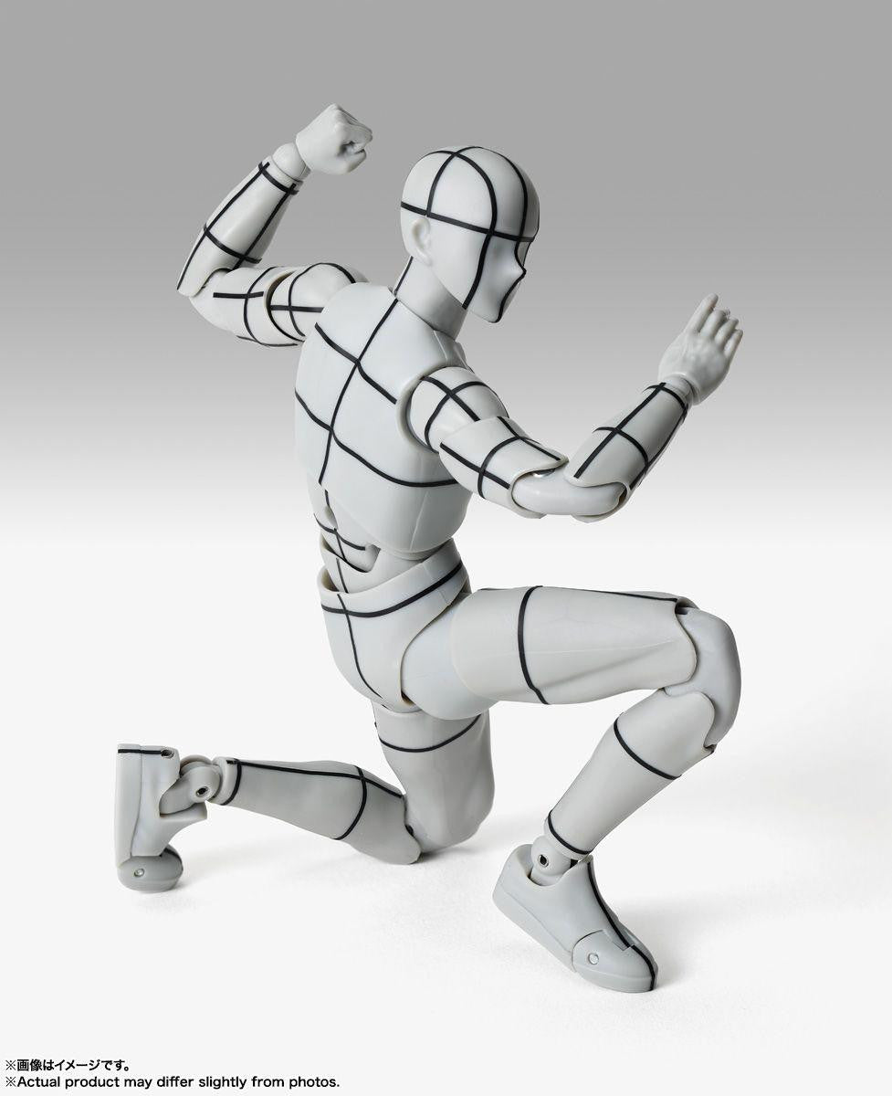 Bandai S.H. Figuarts Body-kun -Sports- Edition -Wire Frame- (Gray Color Ver.) Figure