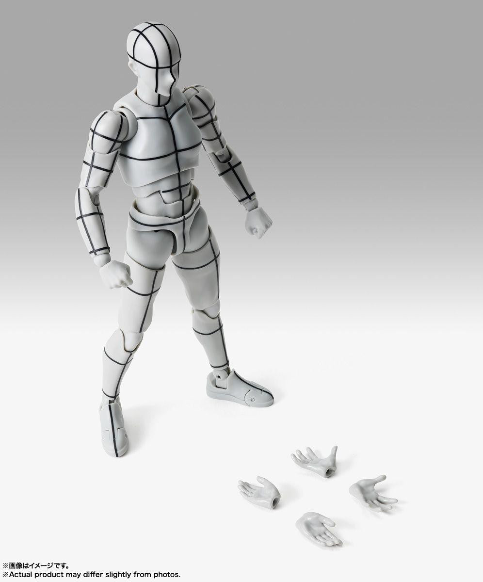  Bandai S.H. Figuarts Body-kun -Sports- Edition -Wire Frame- (Gray Color Ver.) Figure