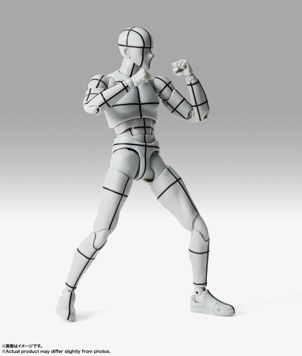  Bandai S.H. Figuarts Body-kun -Sports- Edition -Wire Frame- (Gray Color Ver.) Figure
