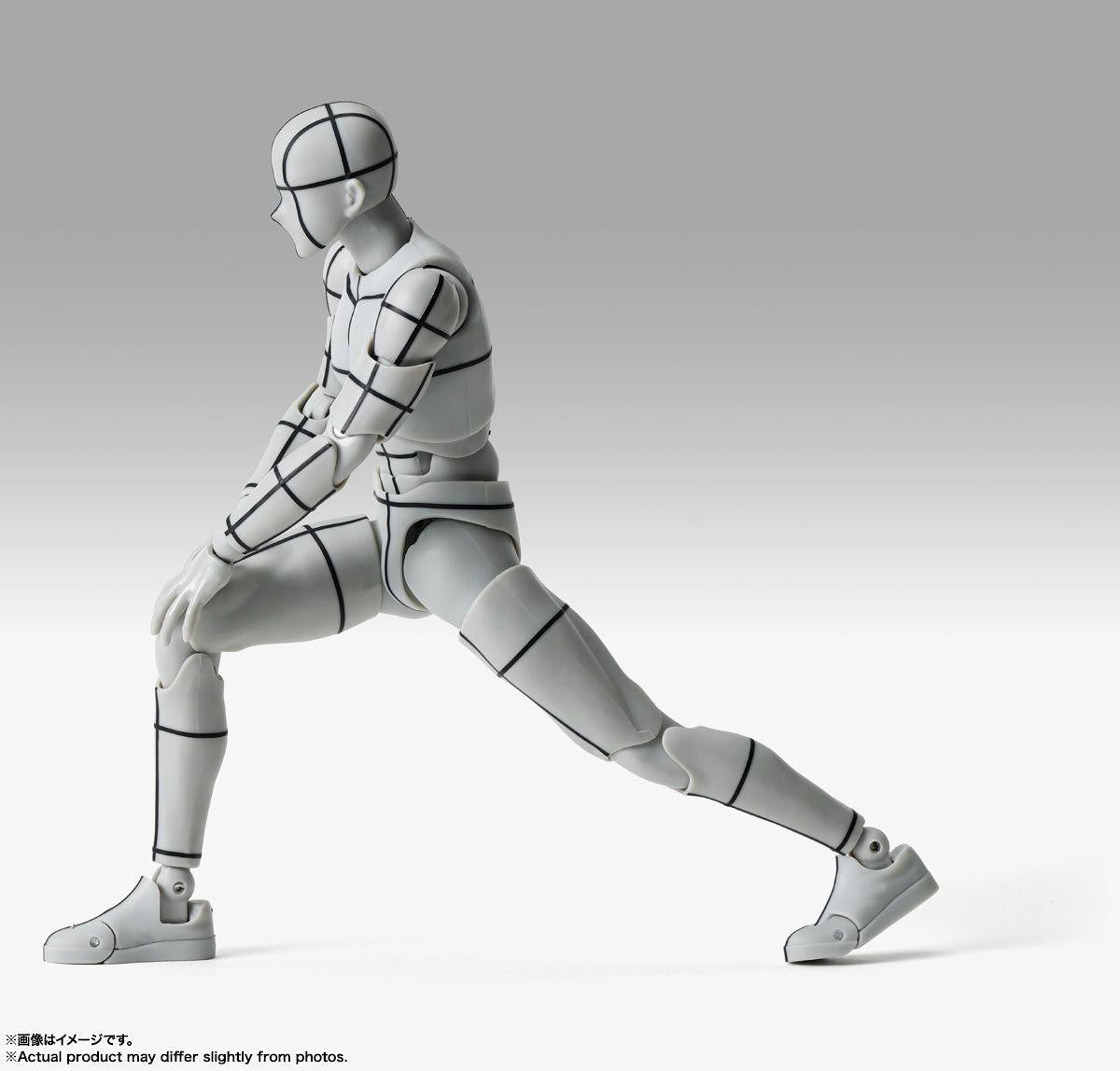  Bandai S.H. Figuarts Body-kun -Sports- Edition -Wire Frame- (Gray Color Ver.) Figure
