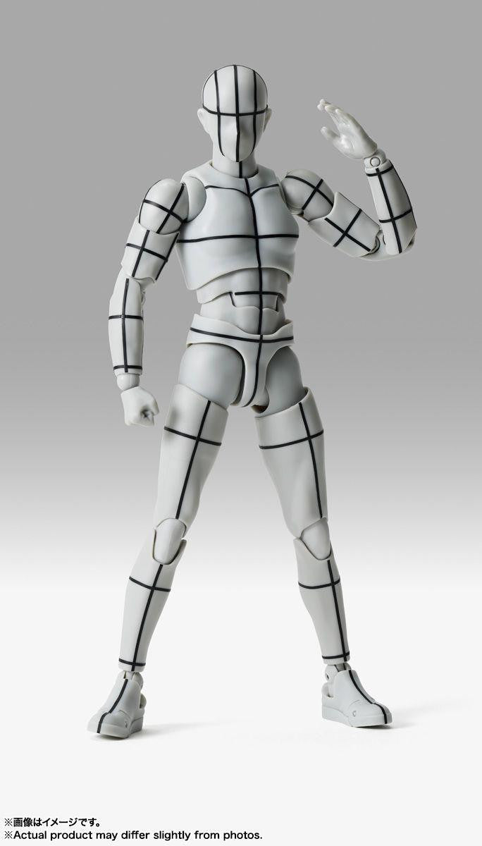  Bandai S.H. Figuarts Body-kun -Sports- Edition -Wire Frame- (Gray Color Ver.) Figure