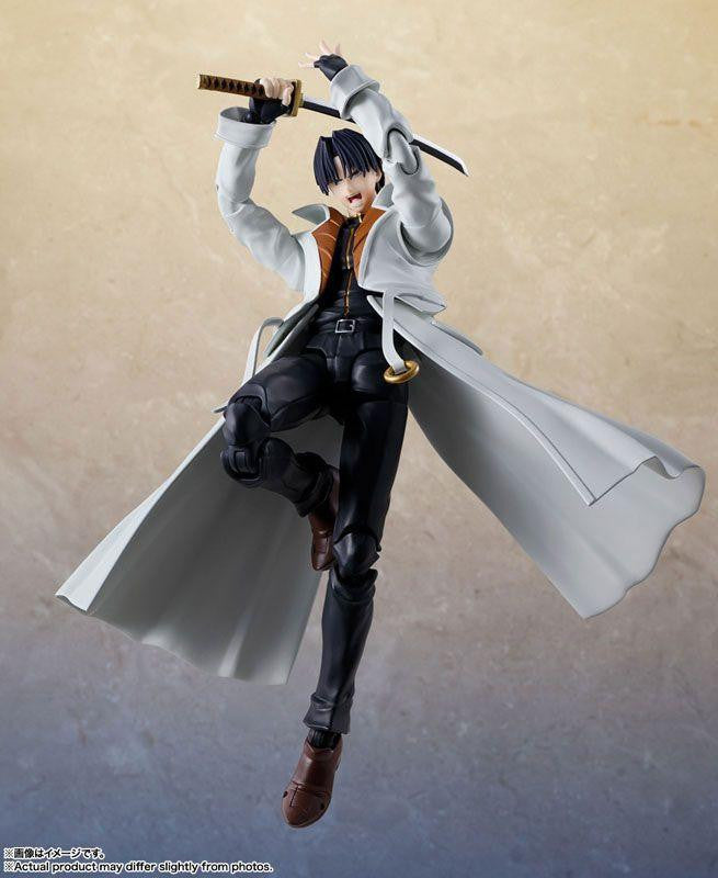  Bandai S.H.Figuarts Aoshi Shinomori Figure (Rurouni Kenshin: Meiji Swordsman Romantic Story)