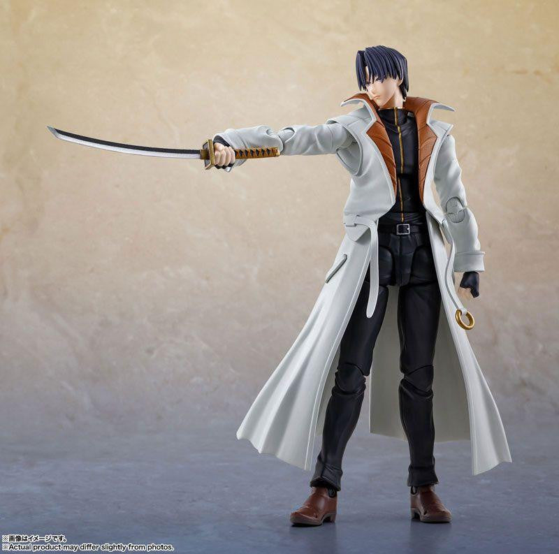  Bandai S.H.Figuarts Aoshi Shinomori Figure (Rurouni Kenshin: Meiji Swordsman Romantic Story)