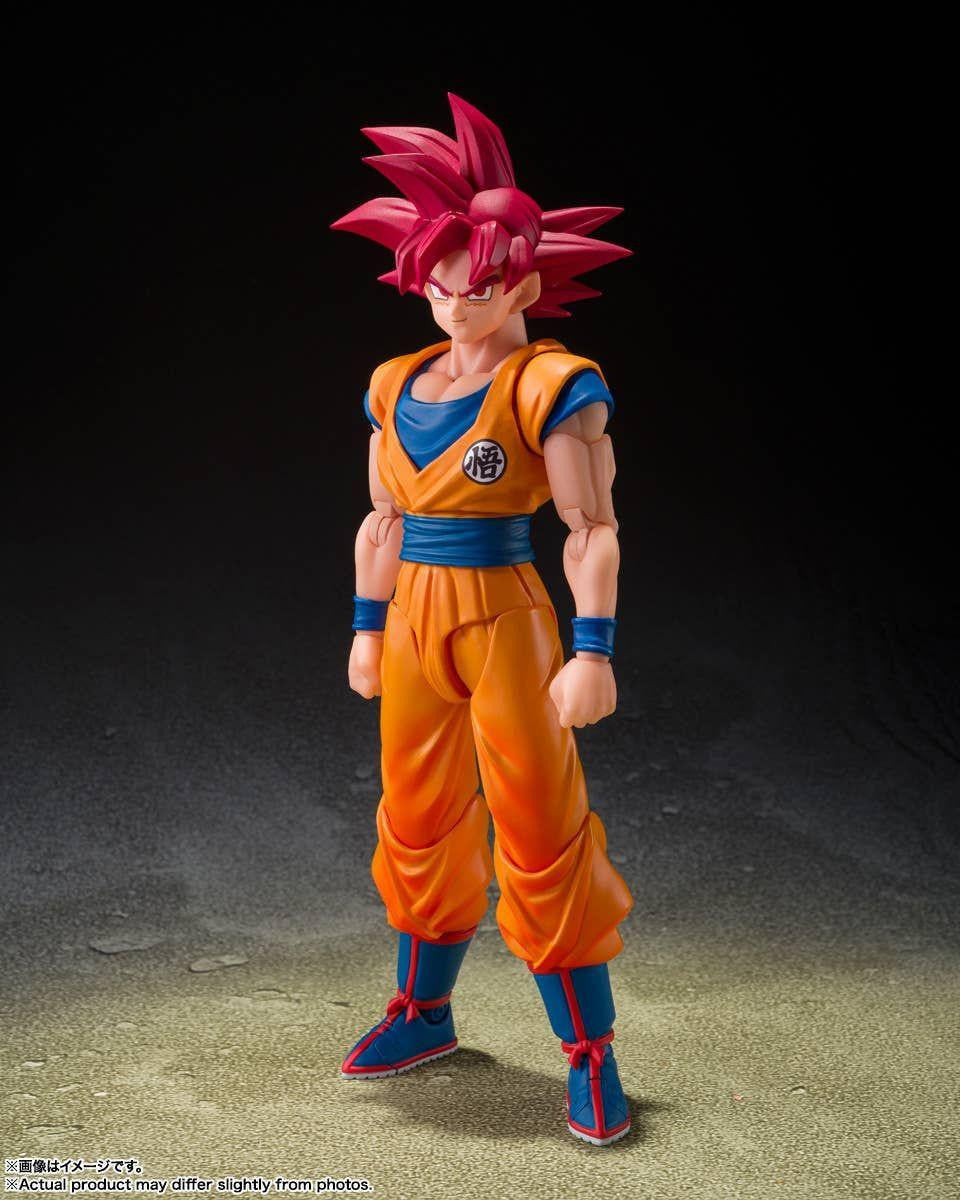  Bandai S.H.Figuarts Super Saiyan God Son Goku - God Aura Figure (Dragon Ball Super)