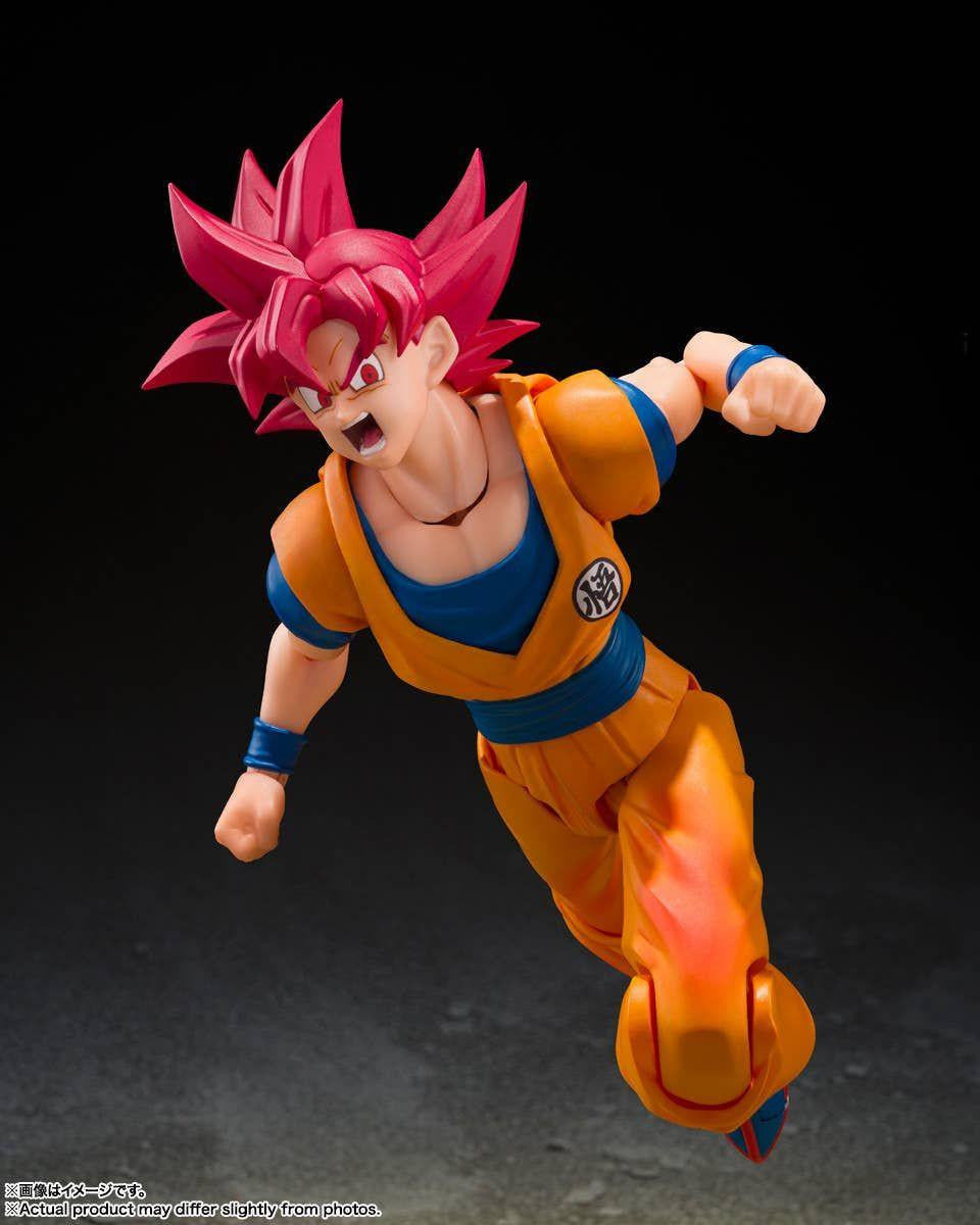  Bandai S.H.Figuarts Super Saiyan God Son Goku - God Aura Figure (Dragon Ball Super)