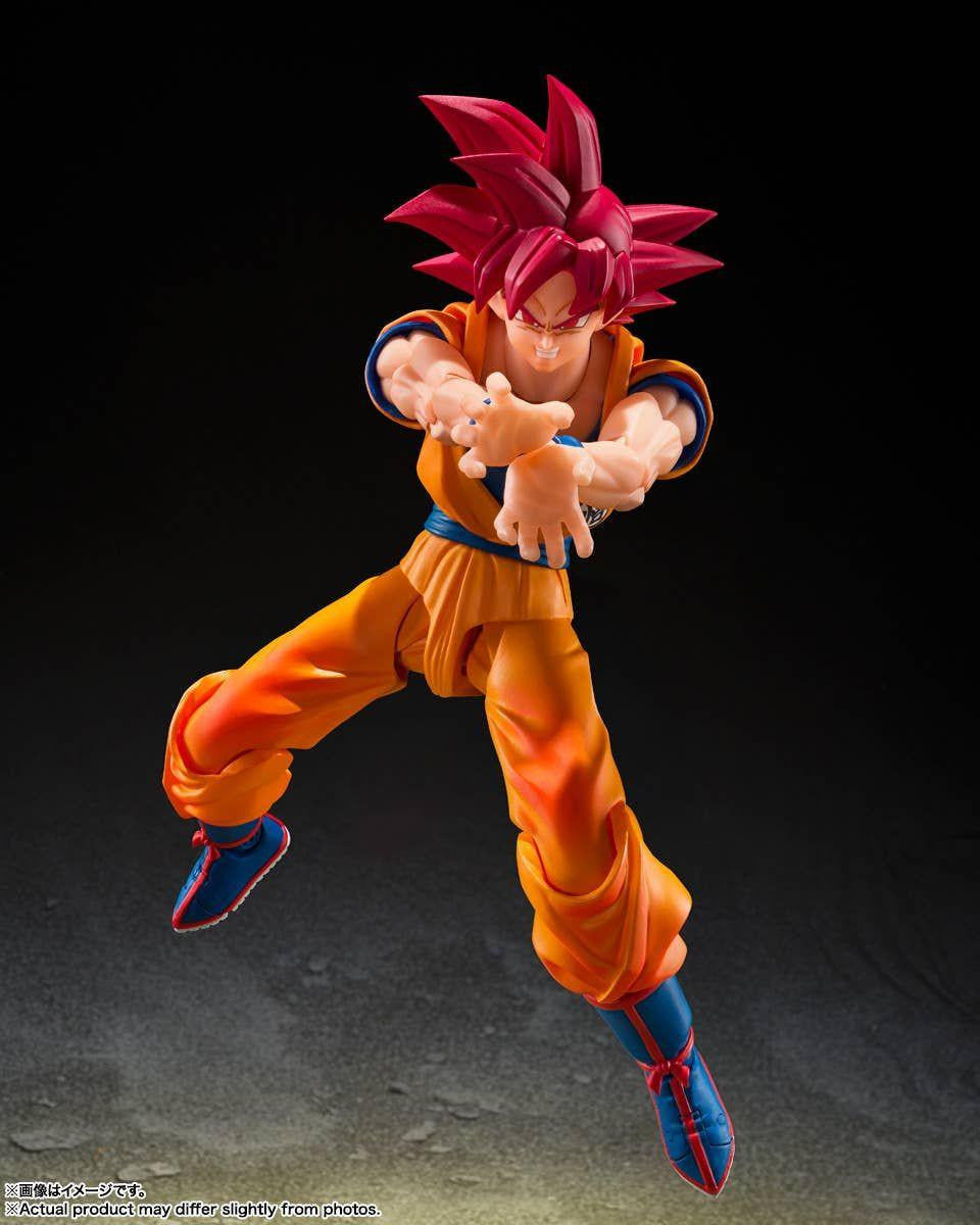  Bandai S.H.Figuarts Super Saiyan God Son Goku - God Aura Figure (Dragon Ball Super)