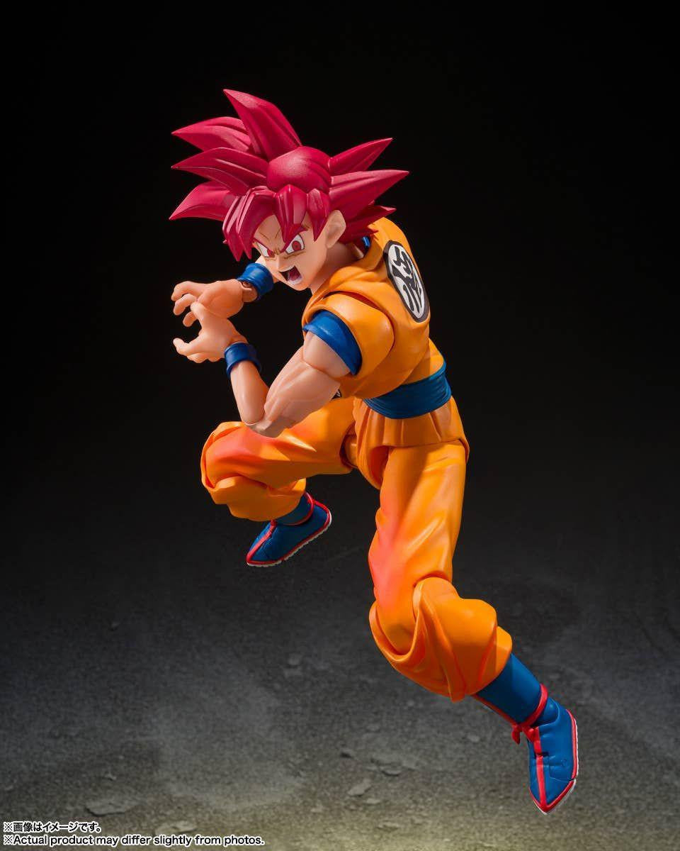  Bandai S.H.Figuarts Super Saiyan God Son Goku - God Aura Figure (Dragon Ball Super)
