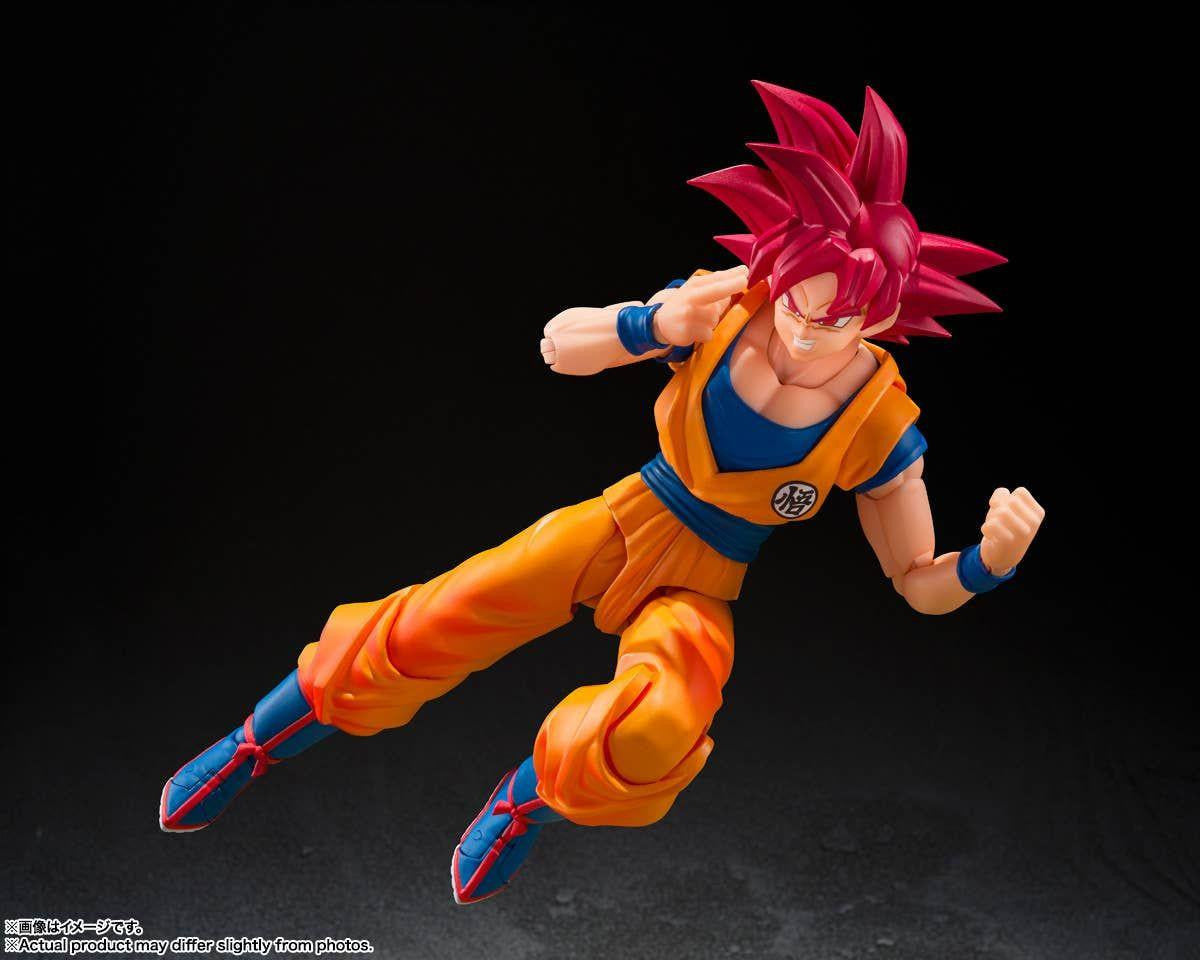  Bandai S.H.Figuarts Super Saiyan God Son Goku - God Aura Figure (Dragon Ball Super)