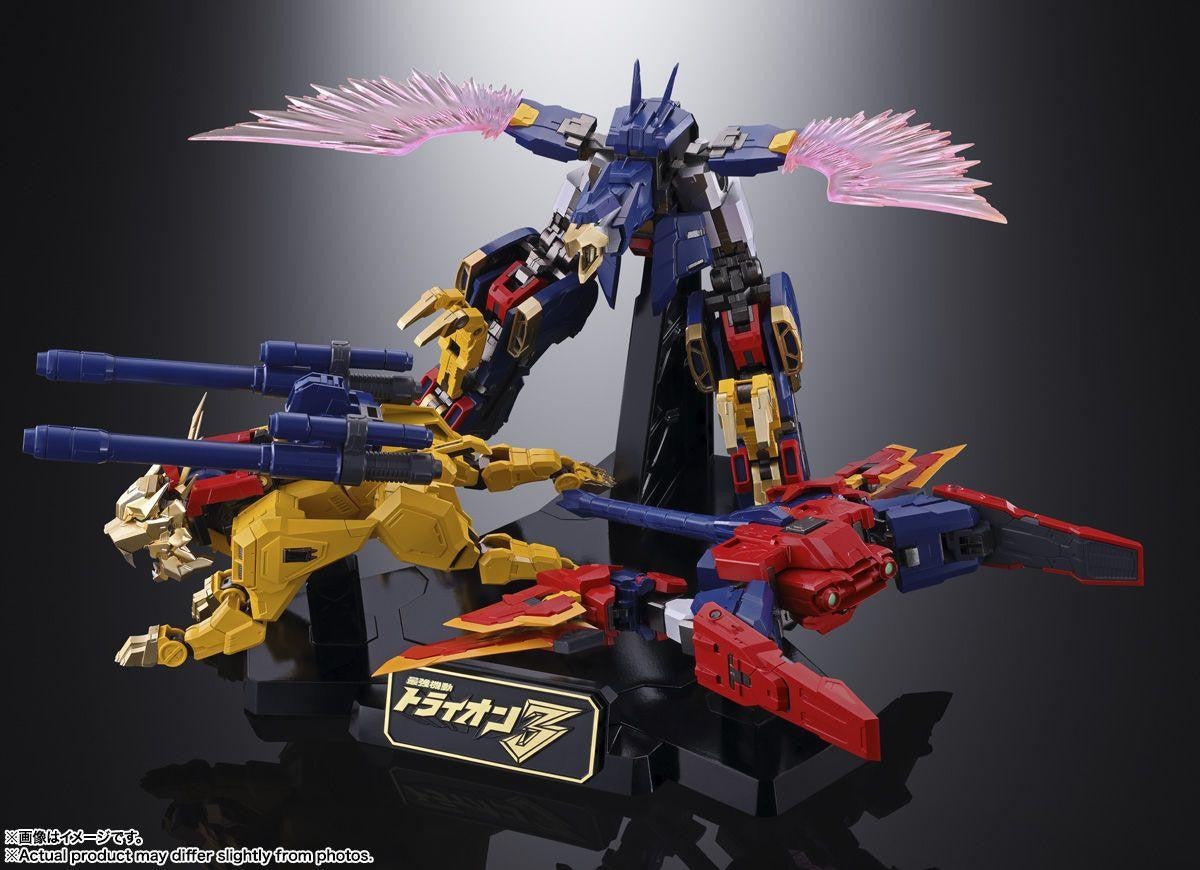  Bandai Soul Of Chogokin GX-113 Saikyou Kidou Gundam Tryon 3 Figure (Gundam Build Fighters TRY)