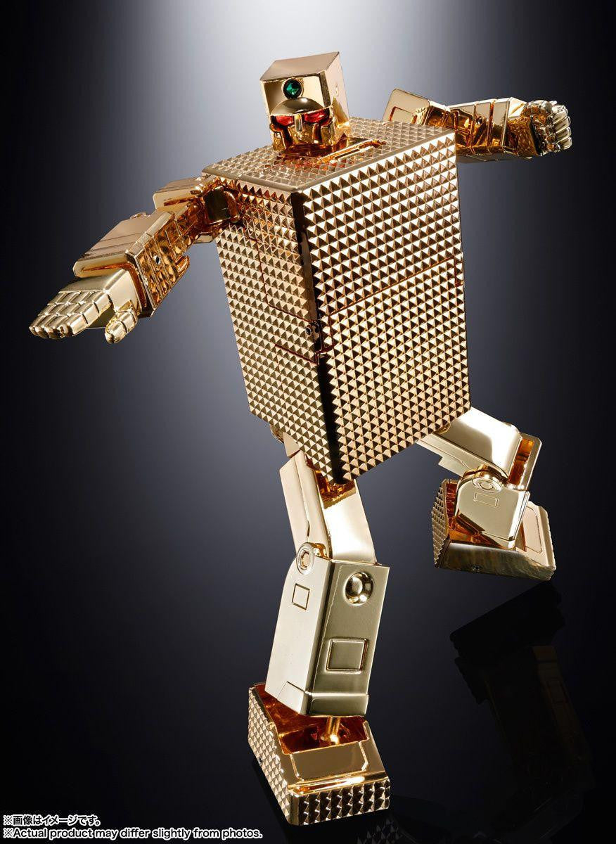  Bandai Soul Of Chogokin GX-32SP Golden Warrior Gold Lightan CHOGOKIN 50th Ver. Figure (Golden Warrior Gold Lightan)