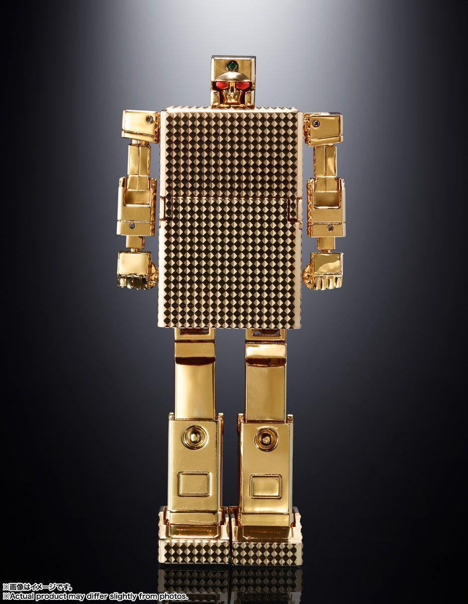  Bandai Soul Of Chogokin GX-32SP Golden Warrior Gold Lightan CHOGOKIN 50th Ver. Figure (Golden Warrior Gold Lightan)