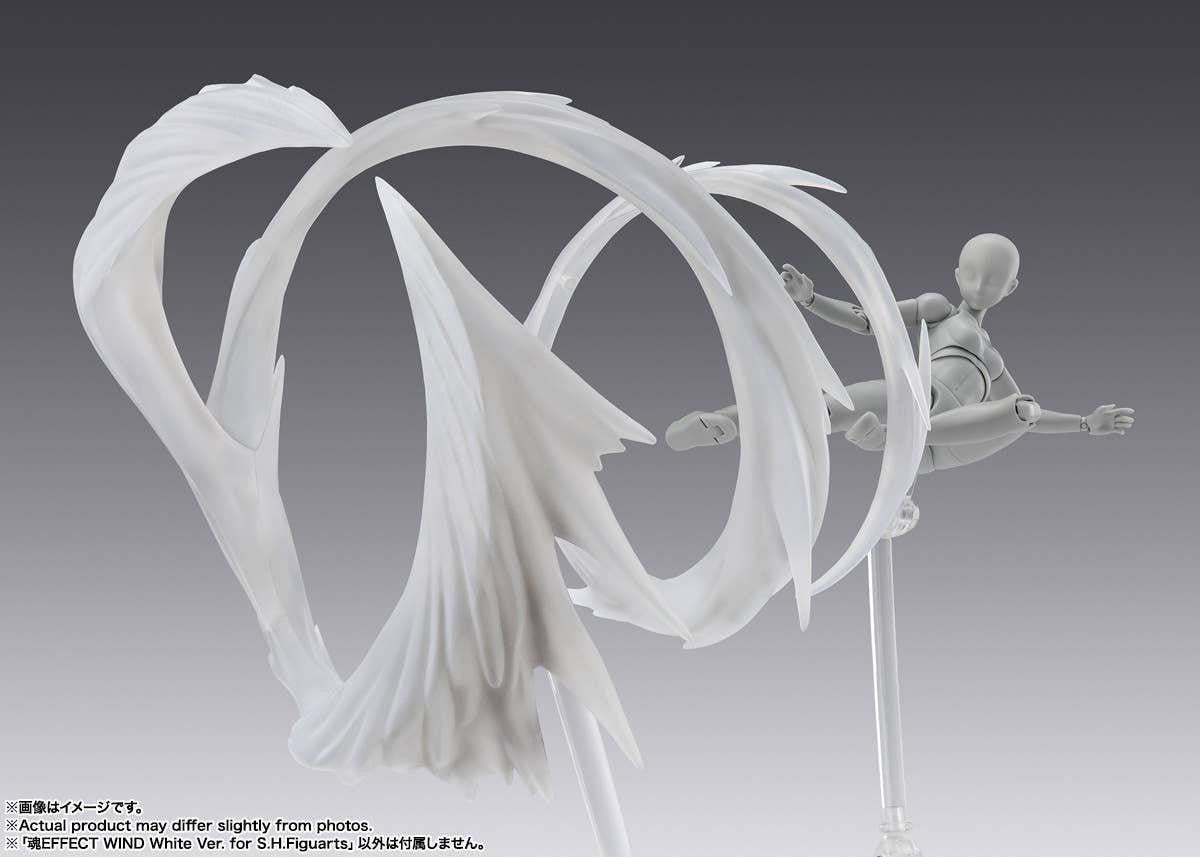 Bandai TAMASHII EFFECT Series WIND White Ver. For S.H.Figuarts
