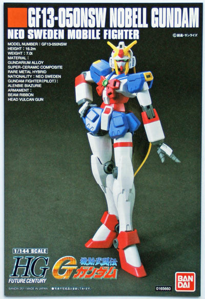  Bandai HGUC 119 Gundam GF13-050NSW NOBELL Gundam 1/144 Scale Kit