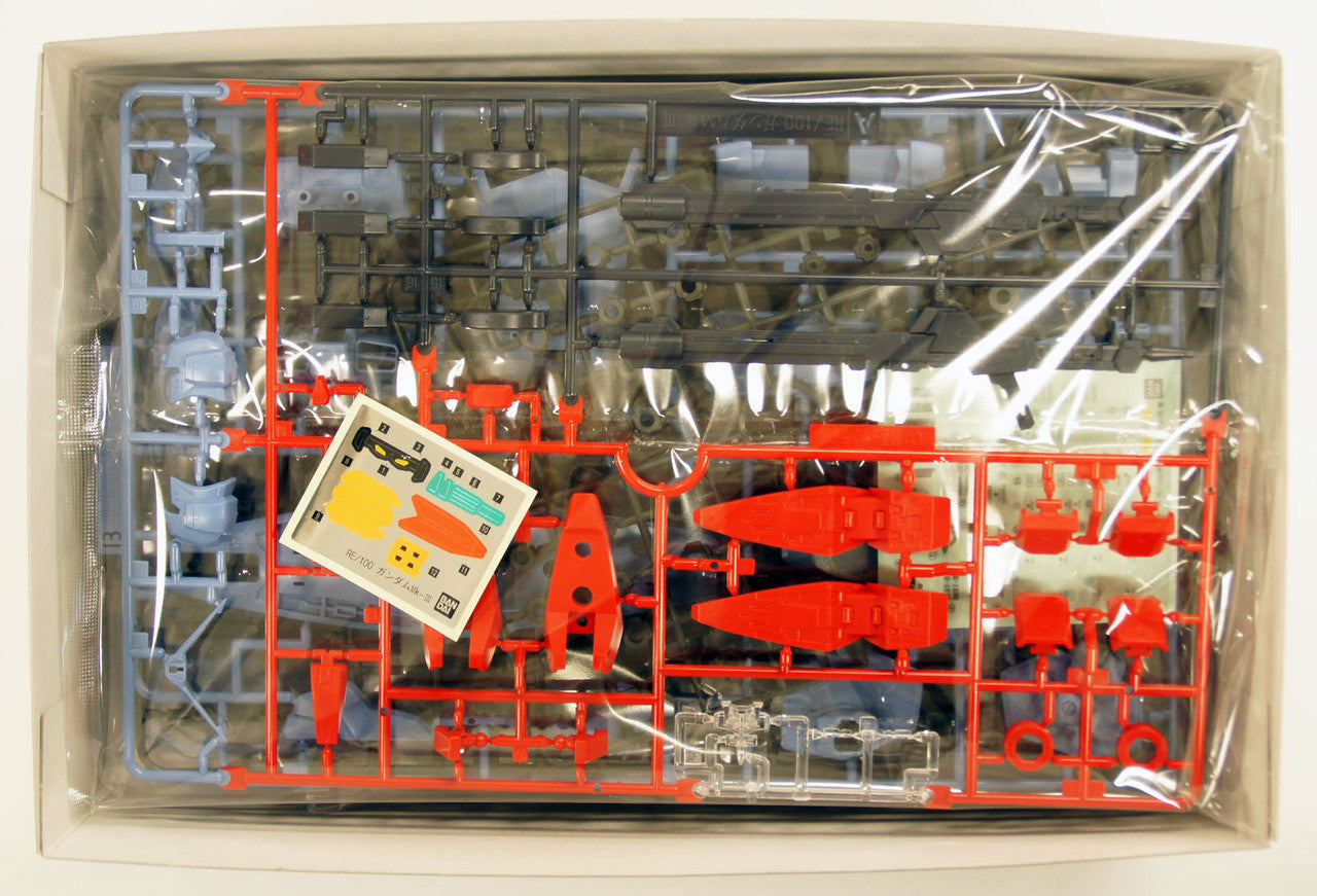  Bandai RE/100 948625 Gundam Gundam Mk-III 1/100 Scale Kit